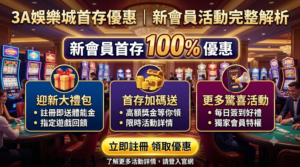 首存優惠｜新會員活動完整解析